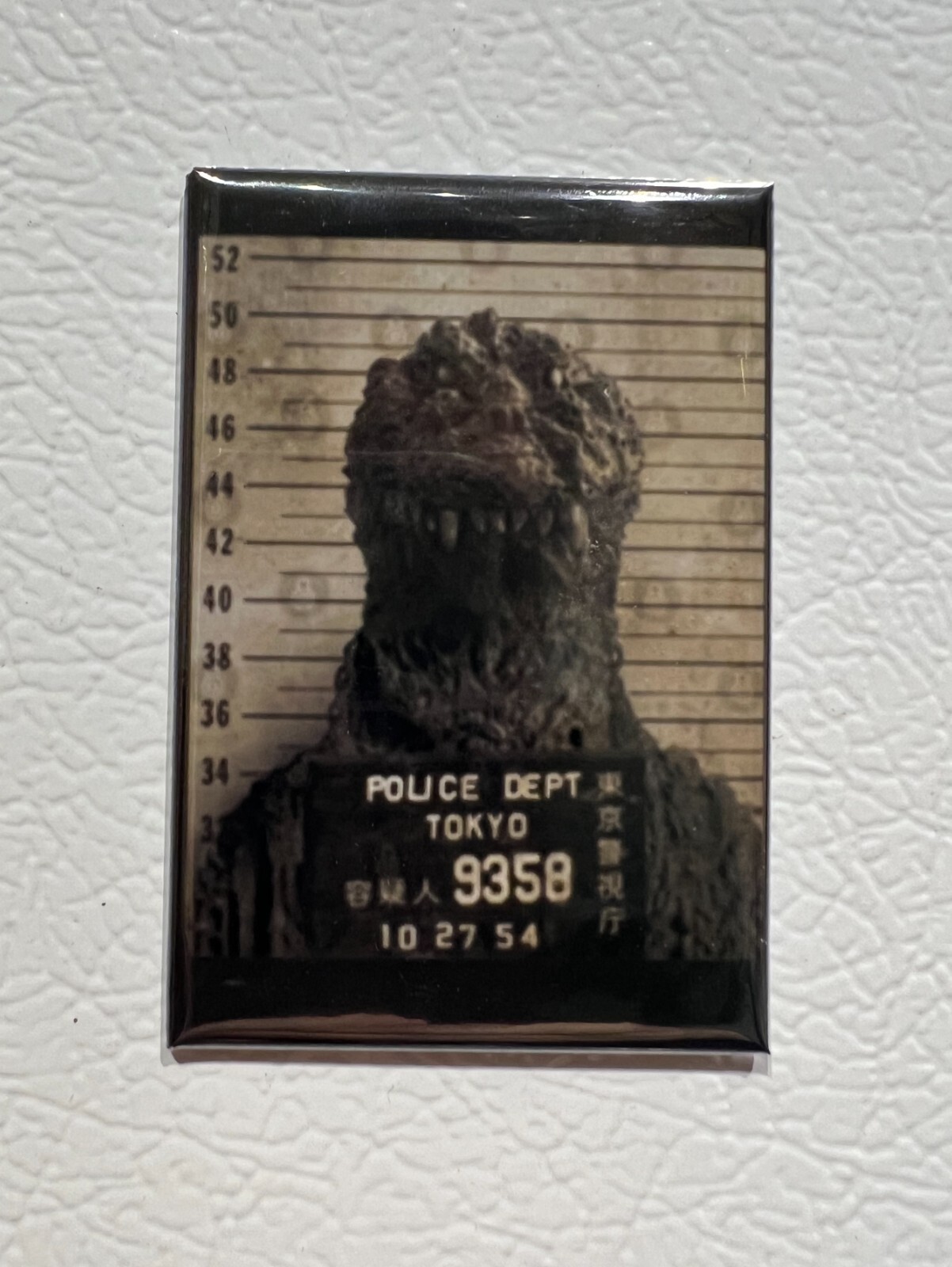 GODZILLA Tokyo Mugshot, Funny Monster Photo MAGNET 2x3\ GODZILLA Tokyo Mugshot, Funny Monster Photo MAGNET 2x3\