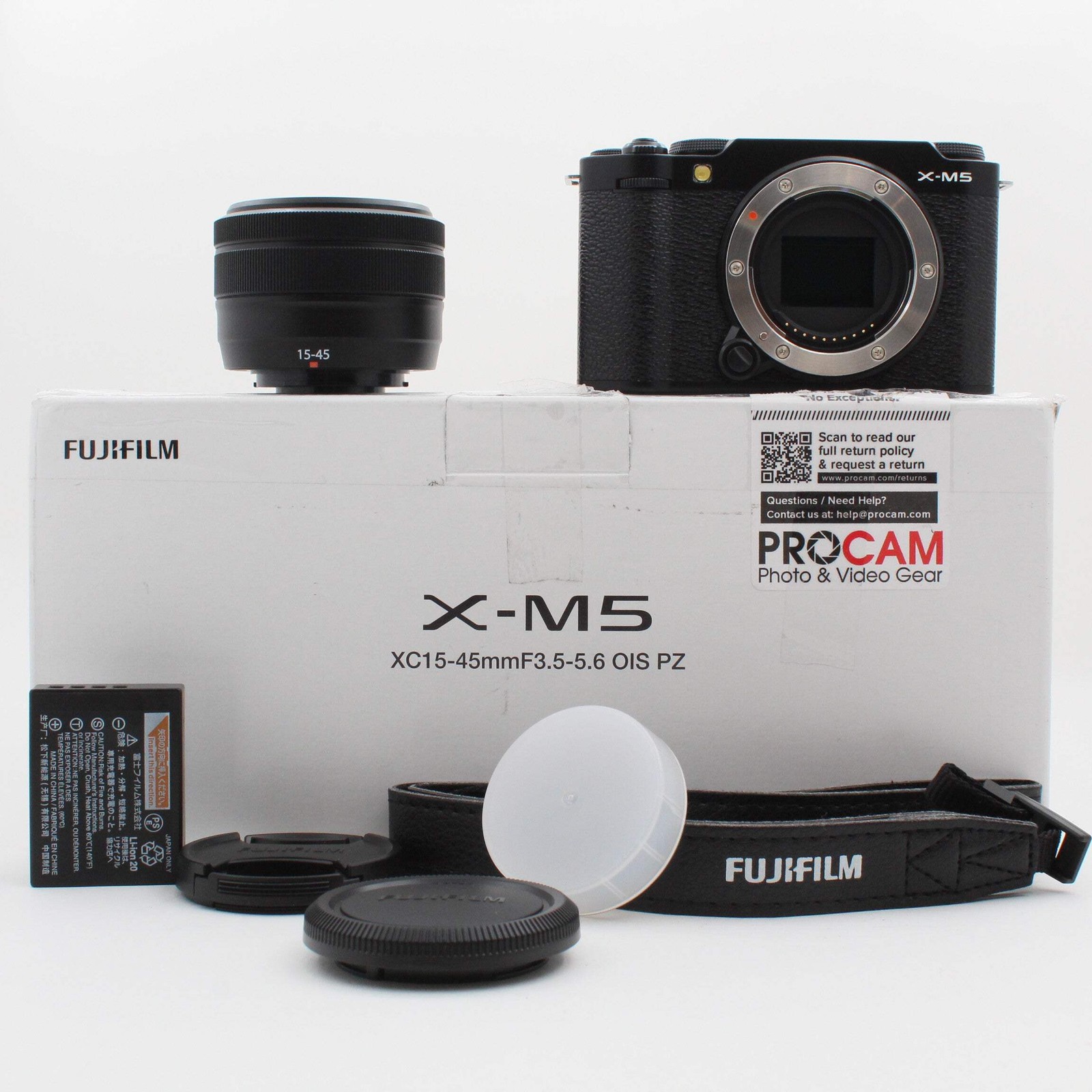 * OPEN BOX GOOD * Fujifilm X-M5 Mirrorless Camera with XC 15-45mm f/3.5-5.6 Lens