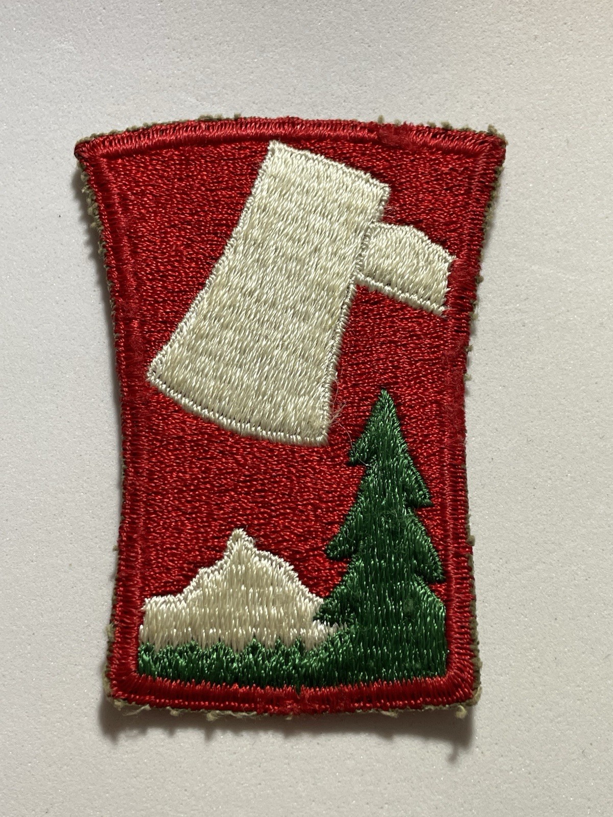 Original WW2 US Army 70th Infantry Division SSI C/E Trailblazers Patch 073125-4