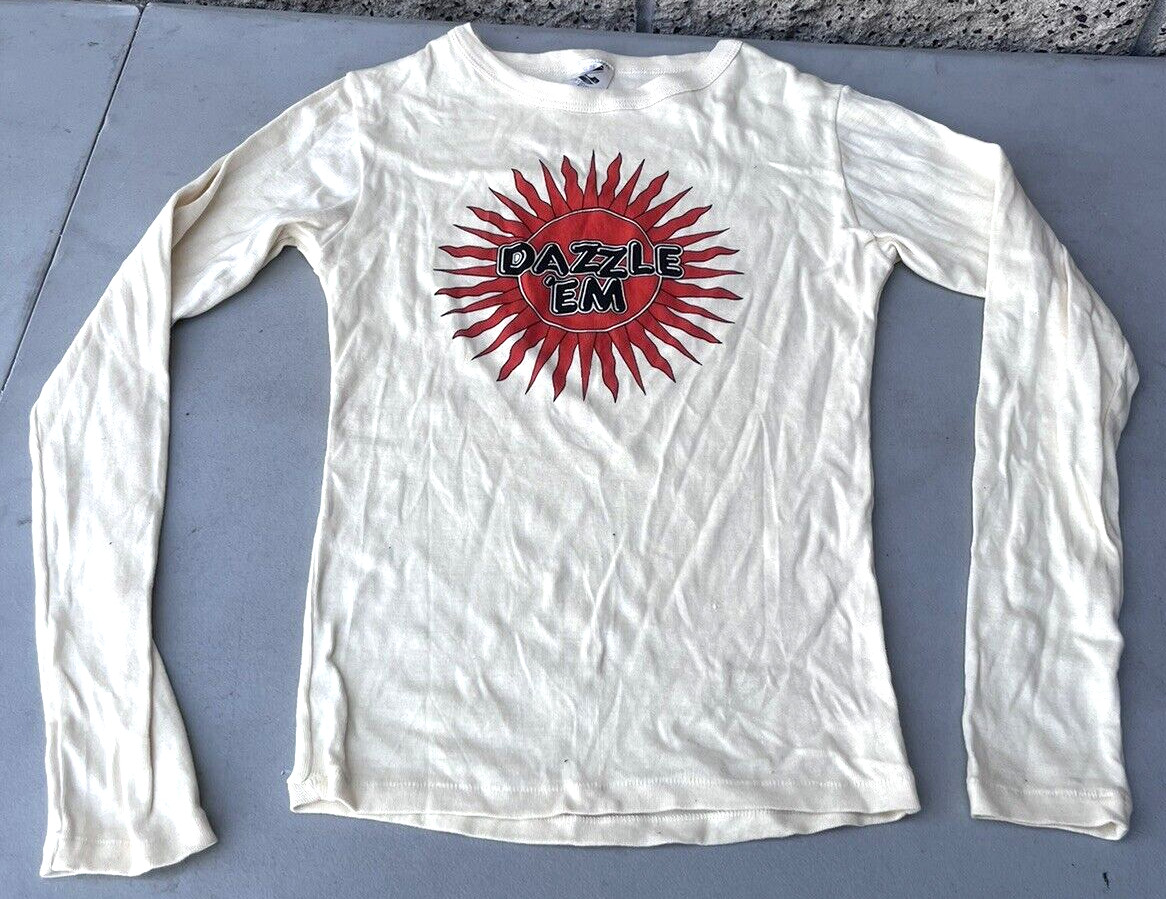 RARE Vintage Casablanca Records Dazzle Em Promotion Team T-Shirt Shirt Kiss