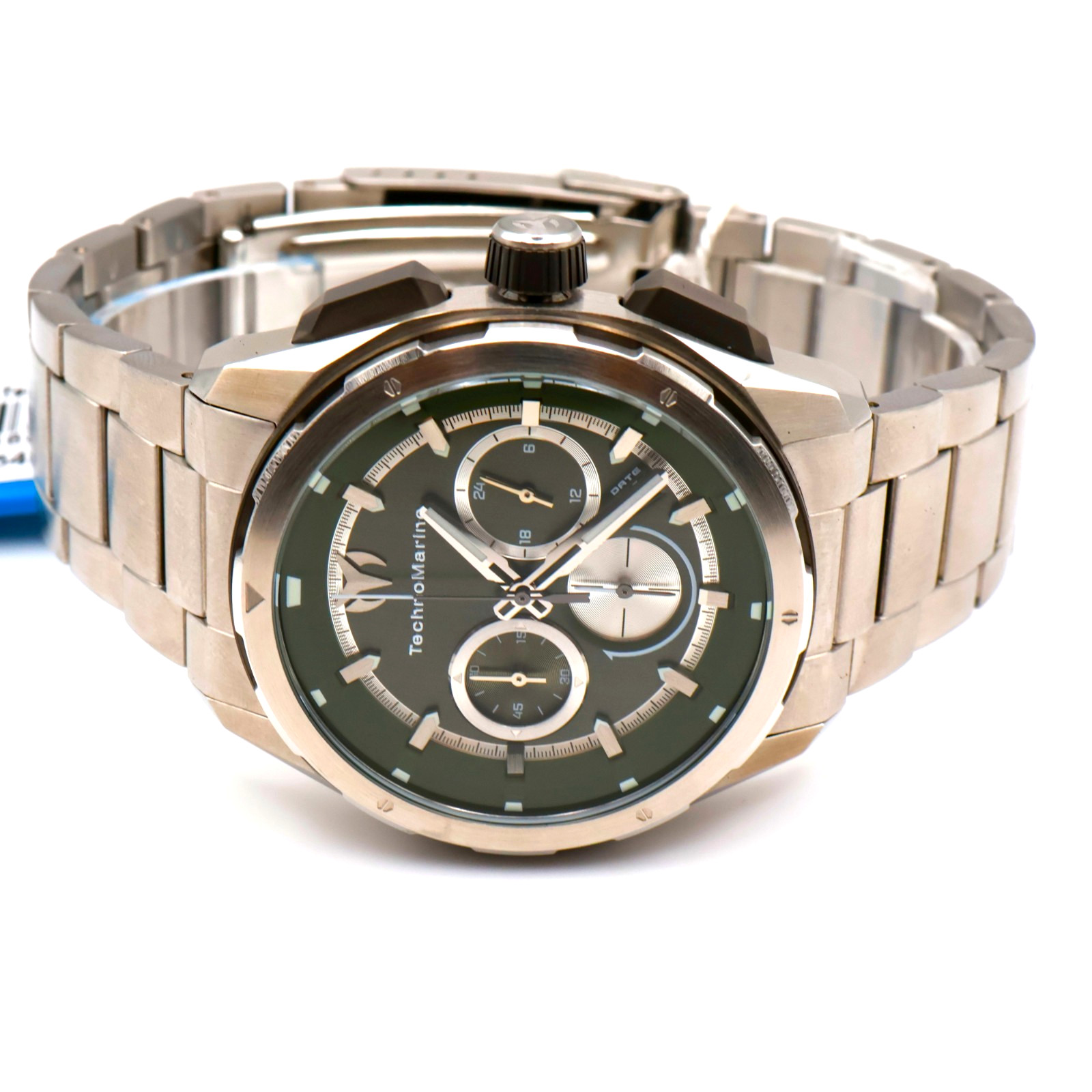 TechnoMarine Ocean Nomad TM-318104 - 43mm Olive Green Chronograph Men\'s Watch TechnoMarine Ocean Nomad TM-318104 - 43mm Olive Green Chronograph Men\'s Watch