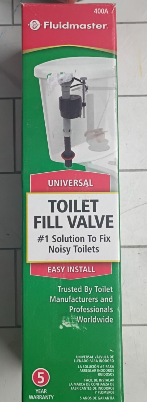 21pk PACK Fluidmaster 400A Universal Toilet Fill Valve Open Box