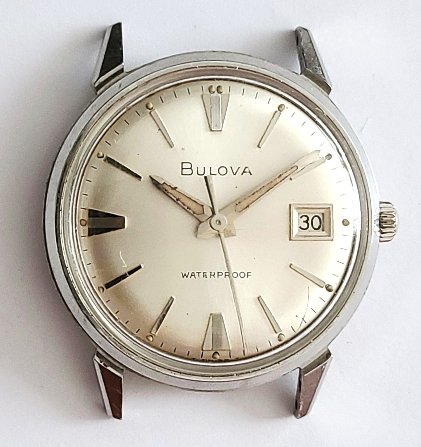 Bulova 11ALCD Date Watch - M7 1967 - RUNS
