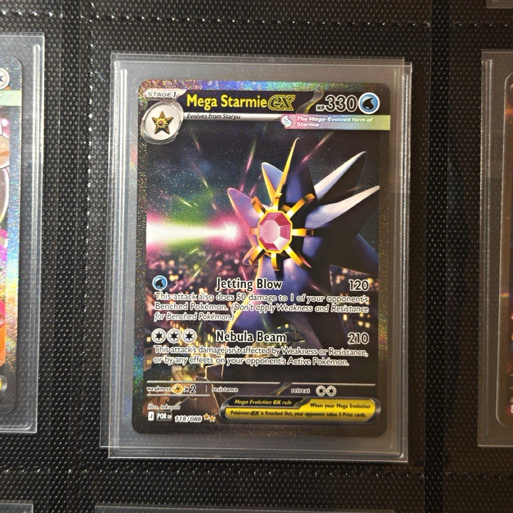 The Pokémon Company Mega Starmie EX 118/088 Evolutions Full Art Holo EN
