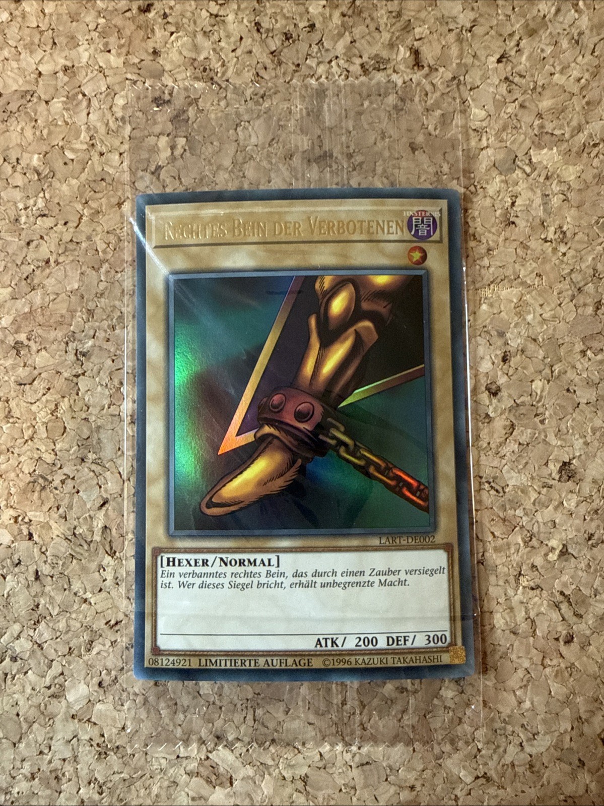 YuGiOh Right Leg of the Forbidden One LART-DE002 The Lost Art Promotion (German)