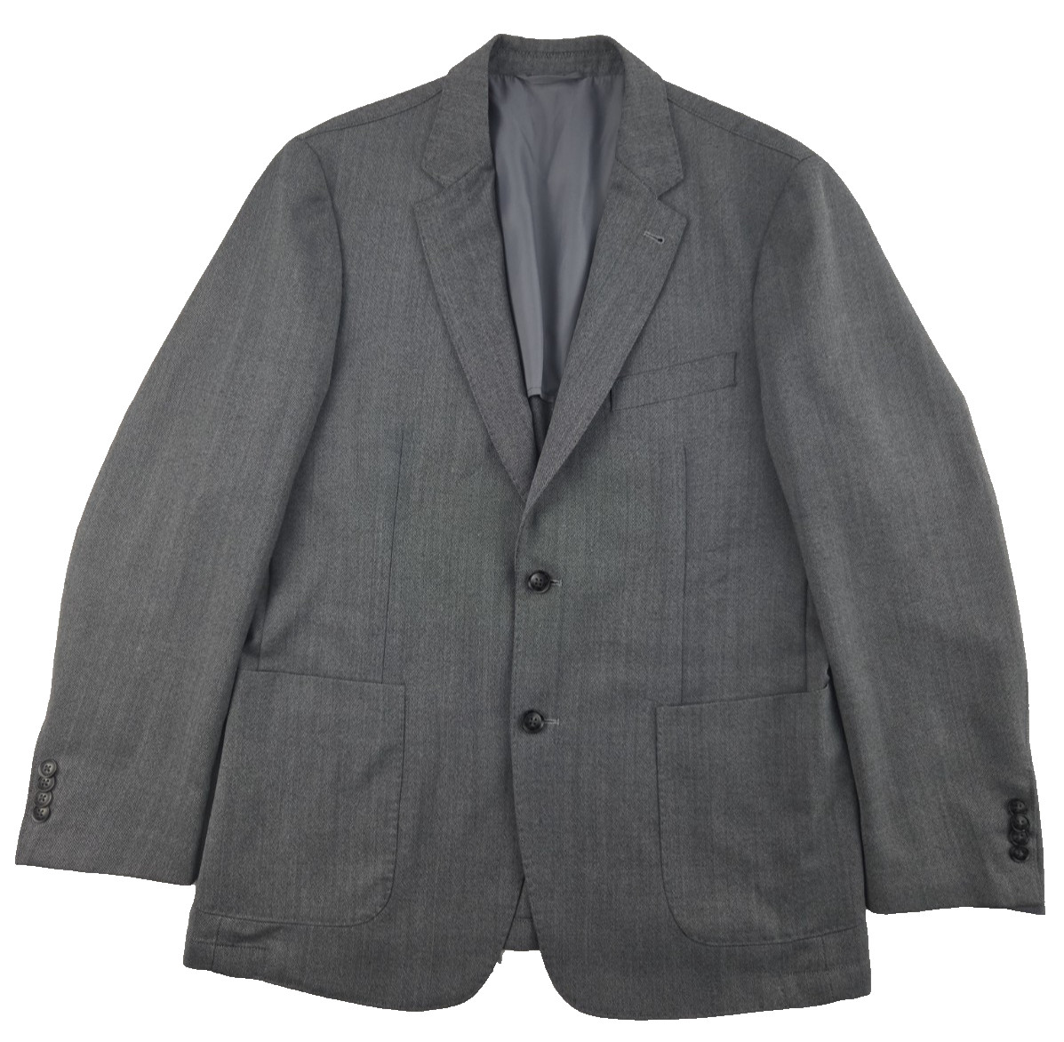 Kroon Mens Blazer Grey Wool Size 40R Sports Coat Kroon Mens Blazer Grey Wool Size 40R Sports Coat