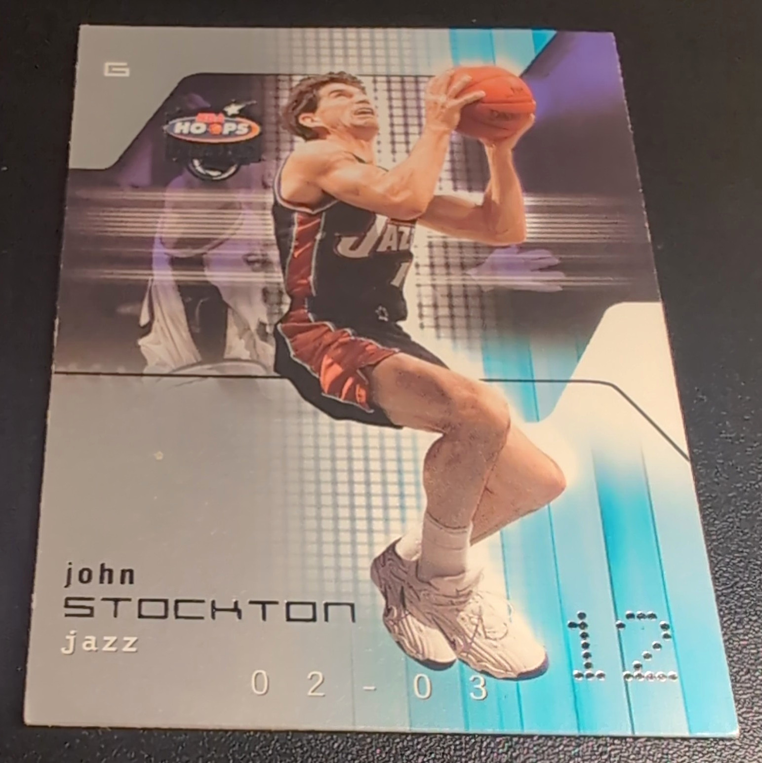Fleer/SkyBox 2002-03 NBA Hoops Stars John Stockton #134 Utah Jazz Base Fleer/SkyBox 2002-03 NBA Hoops Stars John Stockton #134 Utah Jazz Base