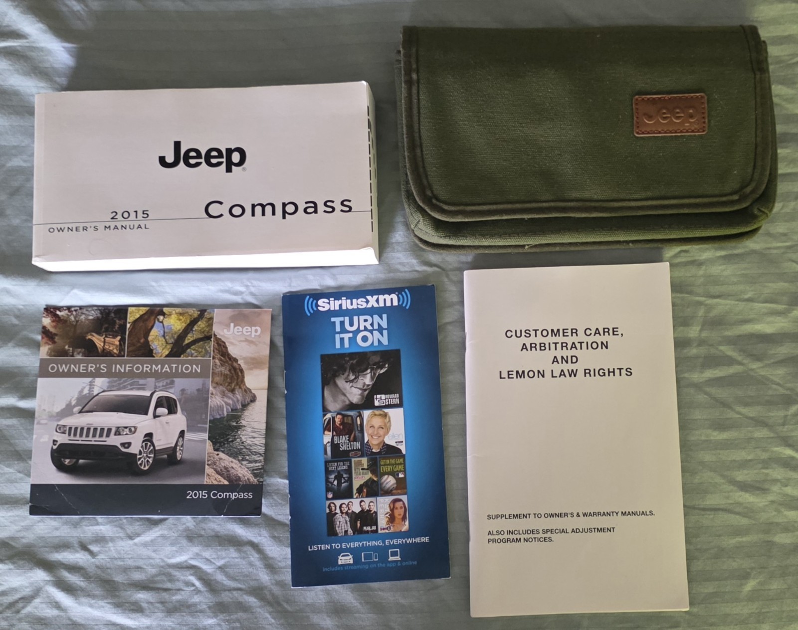 2015 Jeep Compass Owners Manual With Case 2015 Jeep Compass Owners Manual With Case