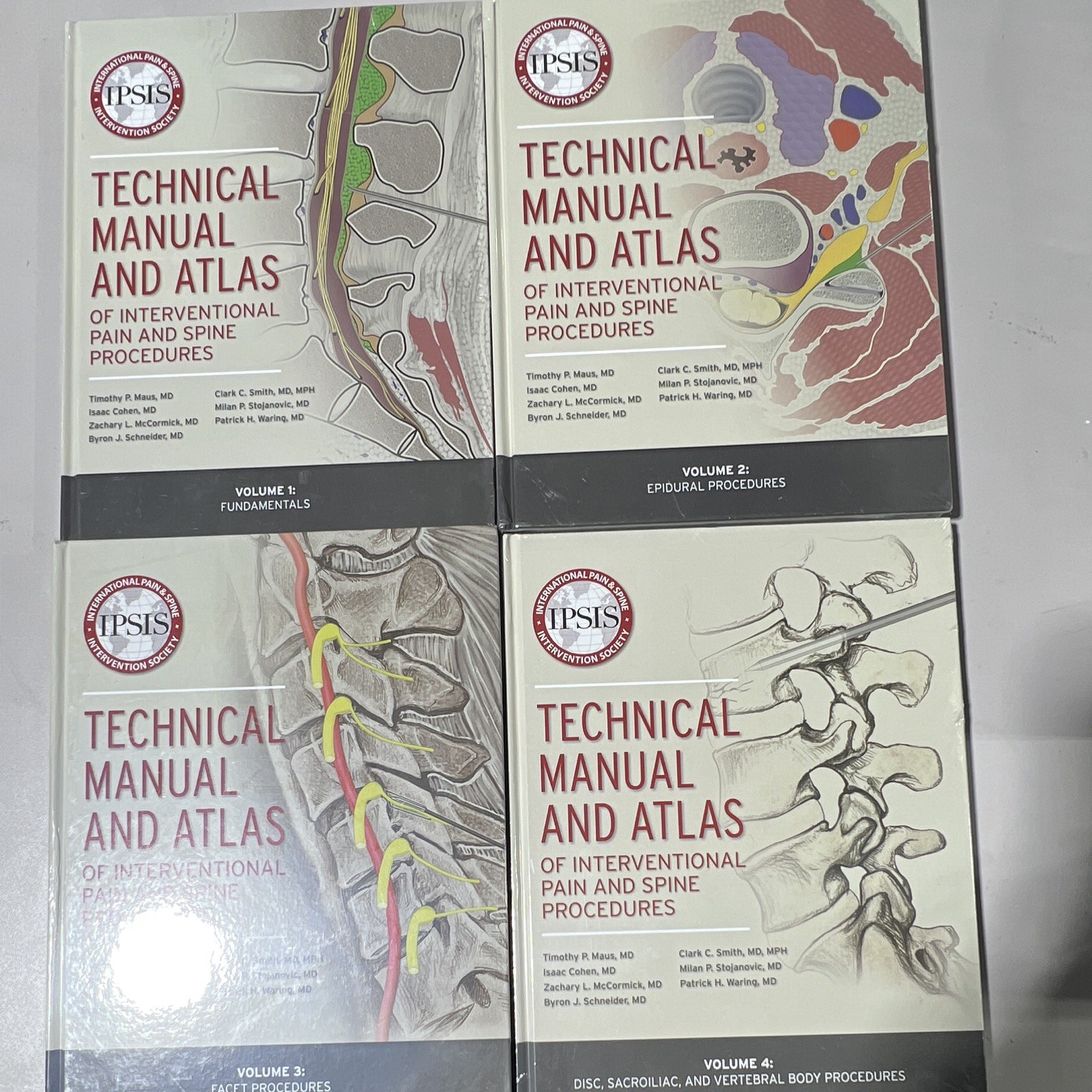 Technical Manual & Atlas of Interventional Pain and Spine Procedures Vol 1-4 HC