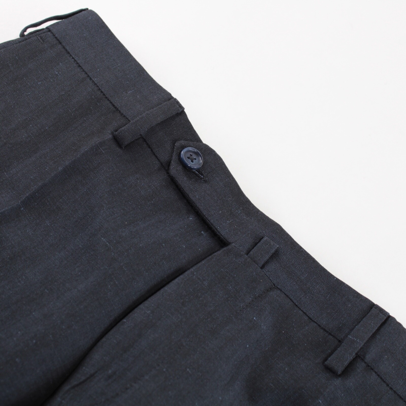 Incotex NWT Flat Front Dress Pants Size 48 32 US Tonal Blue Wool Blend