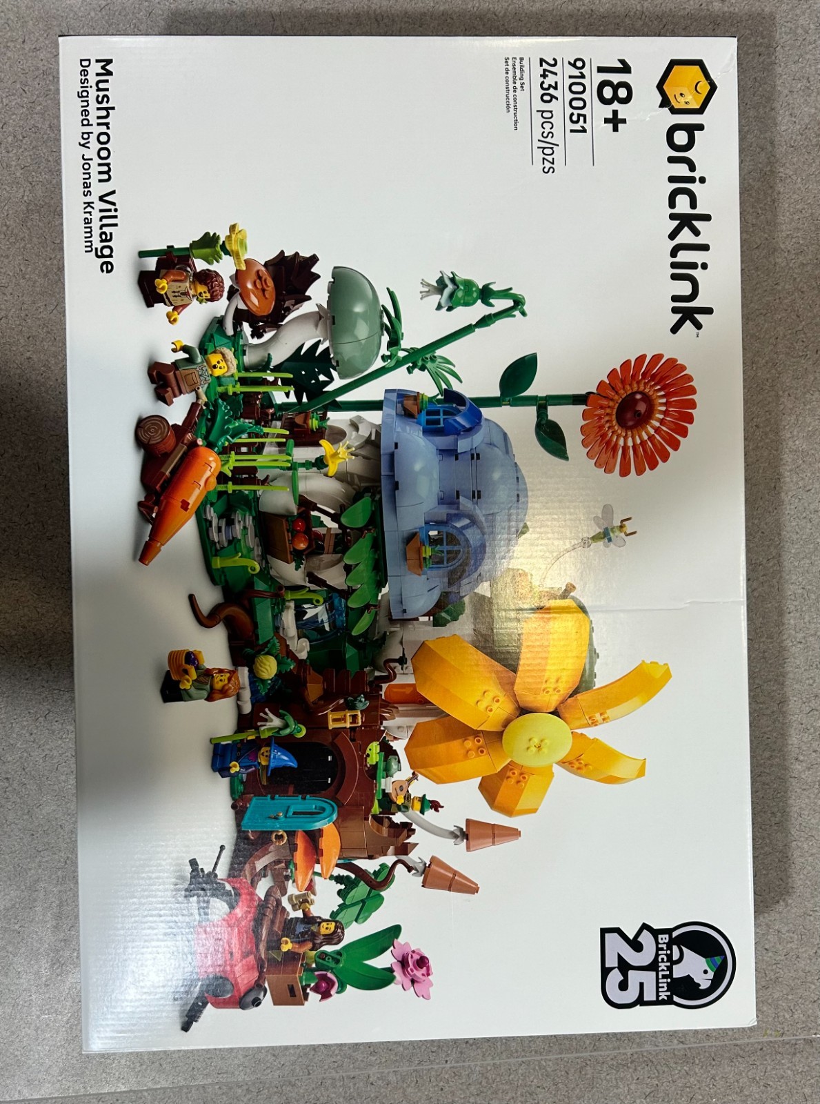 lego mushroom village 910051 Bricklink NIB