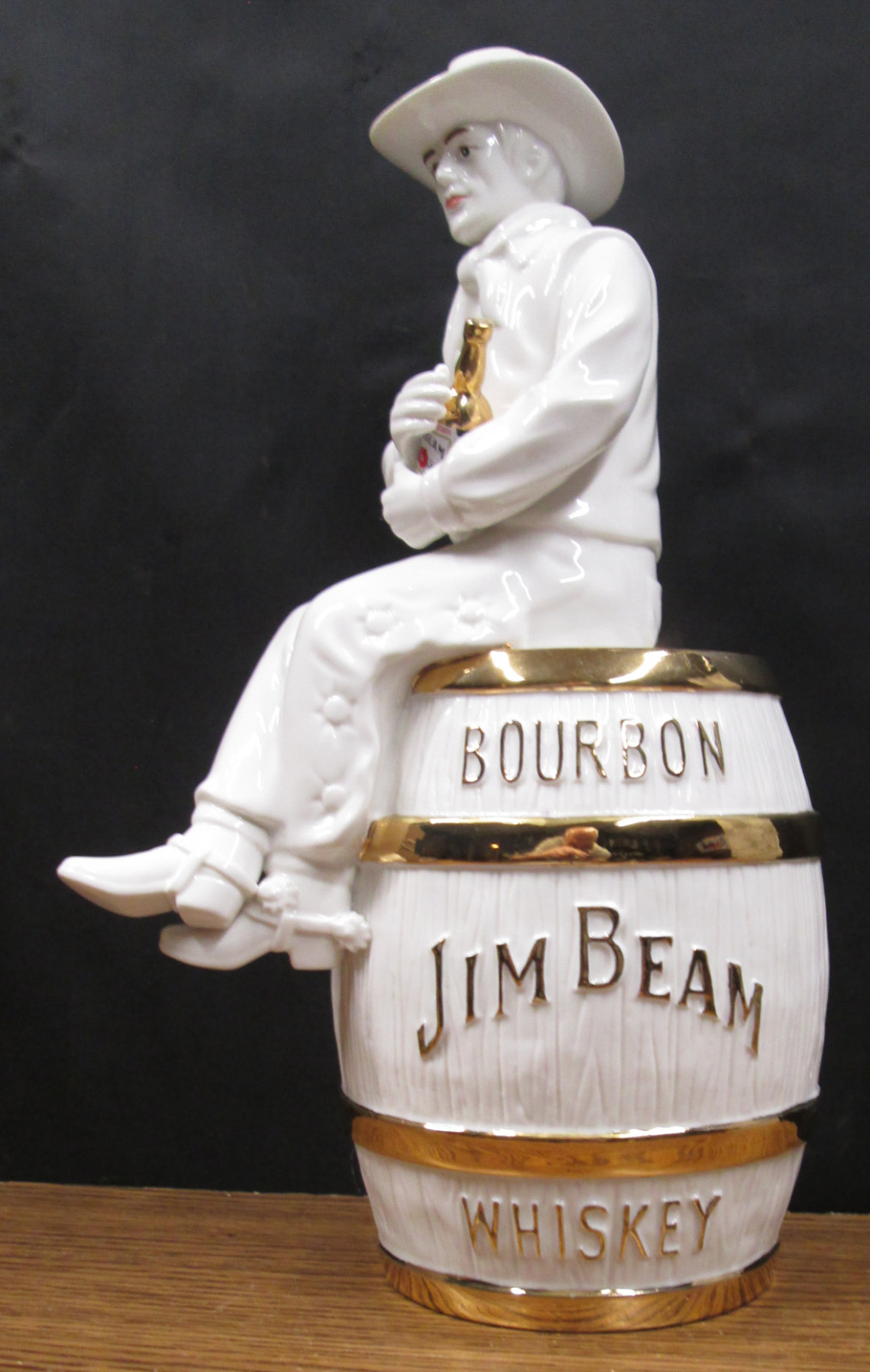 JIM BEAM * IAJBBSC 2011 Cowboy on Jim Beam Barrel 1 of 100 JIM BEAM * IAJBBSC 2011 Cowboy on Jim Beam Barrel 1 of 100