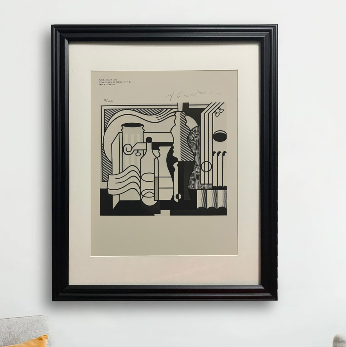 Roy Lichtenstein Hand-Signed Original Print With COA and +$3,500 USD Appraisal Roy Lichtenstein Hand-Signed Original Print With COA and +$3,500 USD Appraisal