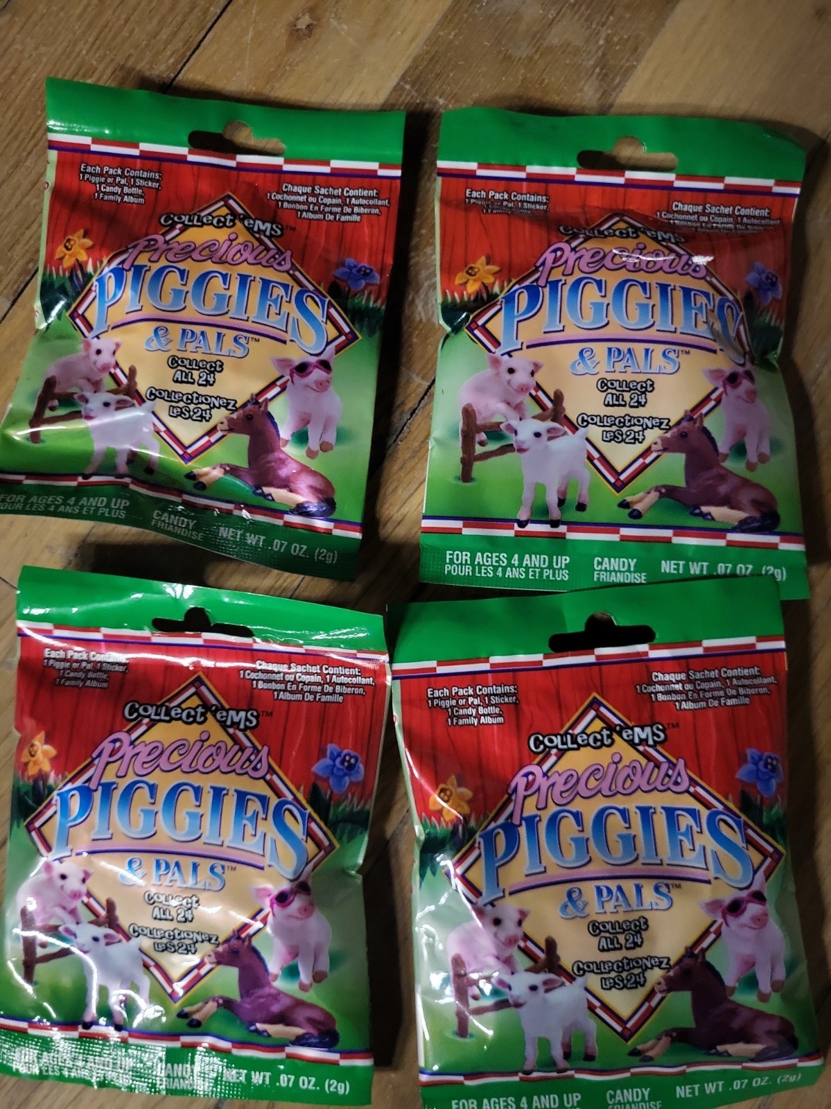 1997 Topps Collect \'Ems PRECIOUS Piggies & Pals Sealed Packs Collect All 24. 1997 Topps Collect \'Ems PRECIOUS Piggies & Pals Sealed Packs Collect All 24.