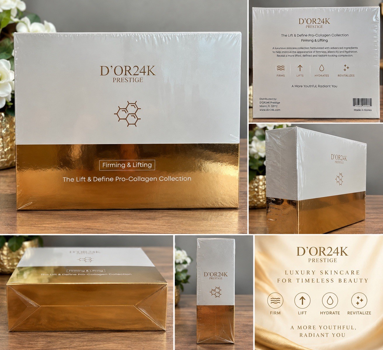 D’OR24K Prestige – The Lift & Define Pro-Collagen Collection