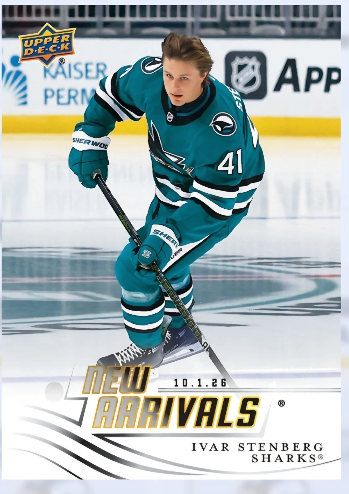 Upper Deck EPACK 2026-27 New Arrivals  Ivar Stenberg San Jose Sharks READ
