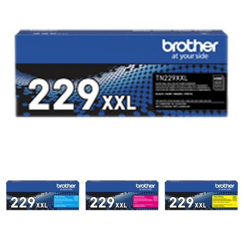 Brother TN-229XXL High Yield Toner Set (Black, Cyan, Magenta, Yellow) Brother TN-229XXL High Yield Toner Set (Black, Cyan, Magenta, Yellow)