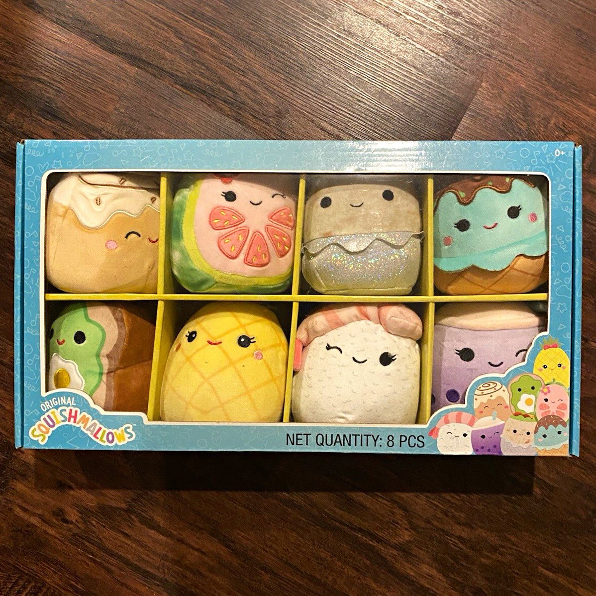 Squishmallows Food 5” plushies in a Box Set of 8 by Kellytoy- Retired Squishmallows Food 5” plushies in a Box Set of 8 by Kellytoy- Retired
