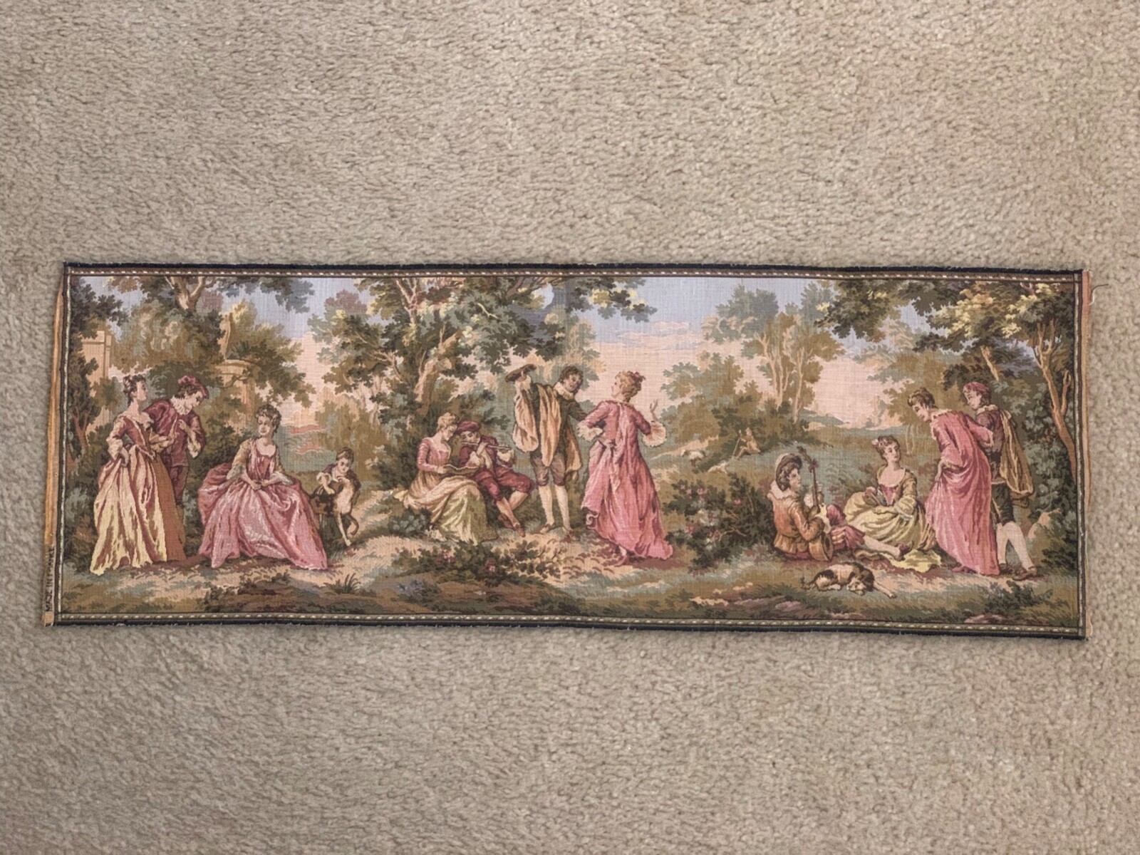 GOBELIN TAPESTRY Español Medieval Era. From 70\