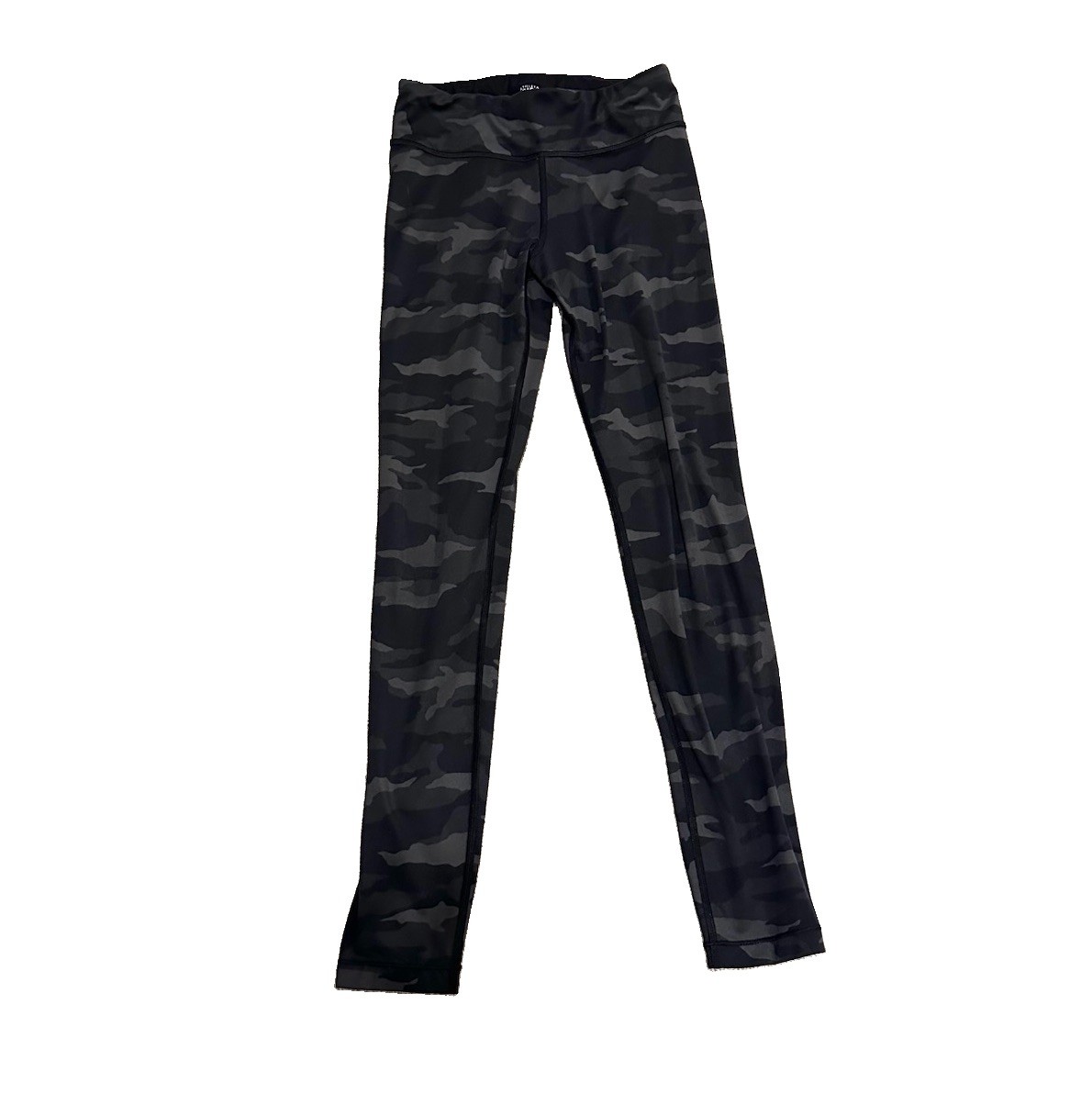 Athleta Girl Large 12 Pull On Printed Chit Chat Thight Leggings Camo 4-10K