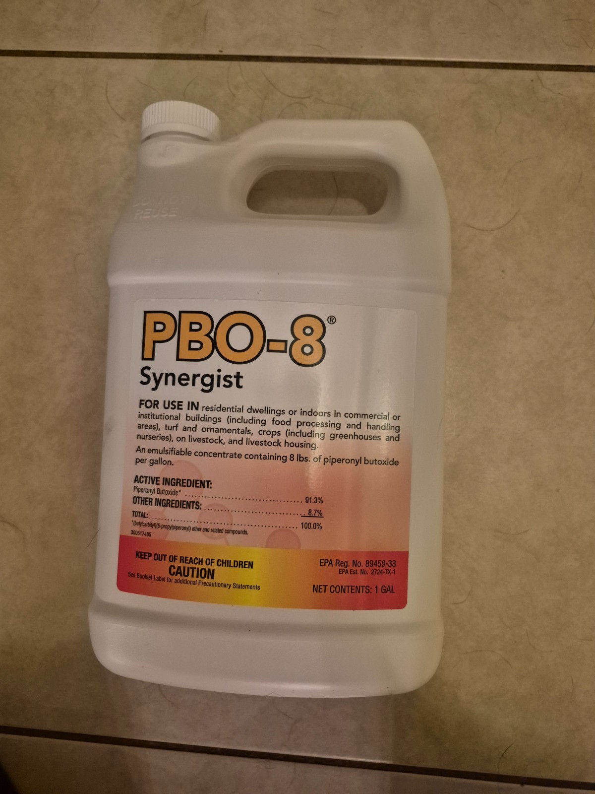 PBO-8 Synergist  1 gal (128 oz)