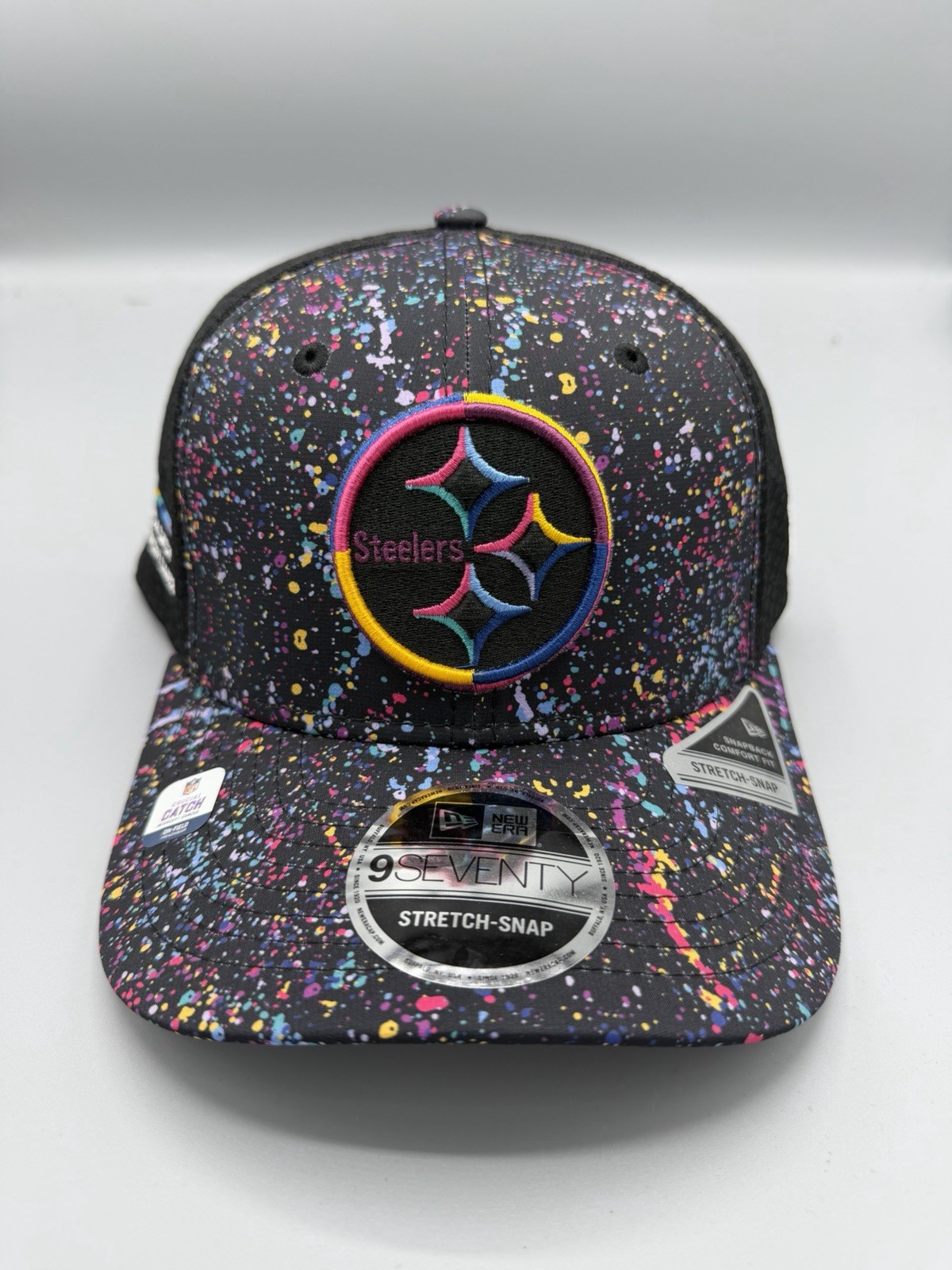 Pittsburgh Steelers New Era 2025 Crucial Catch 9SEVENTY Stretch Snapback Hat Pittsburgh Steelers New Era 2025 Crucial Catch 9SEVENTY Stretch Snapback Hat