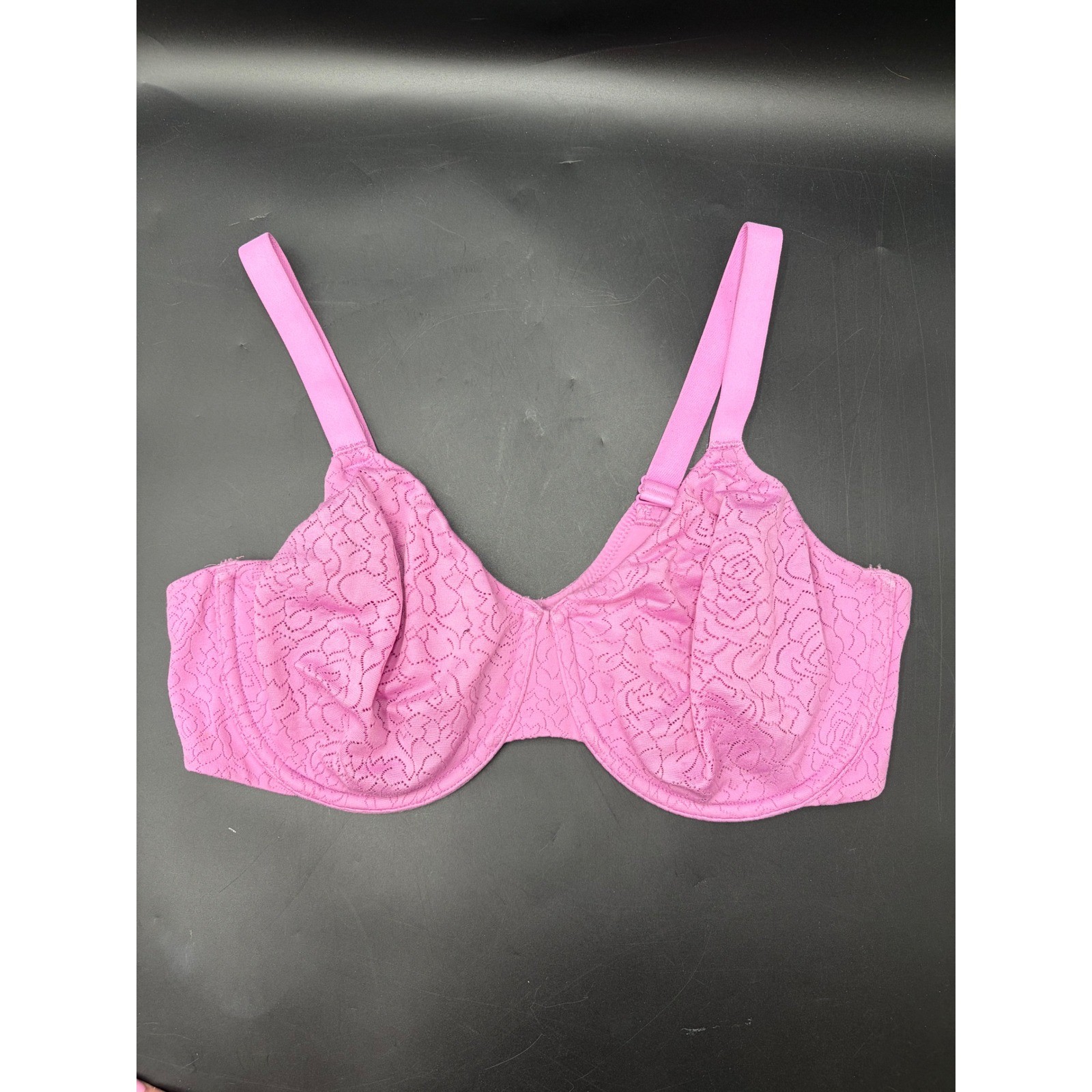 Wacoal Retro Chic Full Figure Underwire Bra 855345 Pink 38DD Wacoal Retro Chic Full Figure Underwire Bra 855345 Pink 38DD