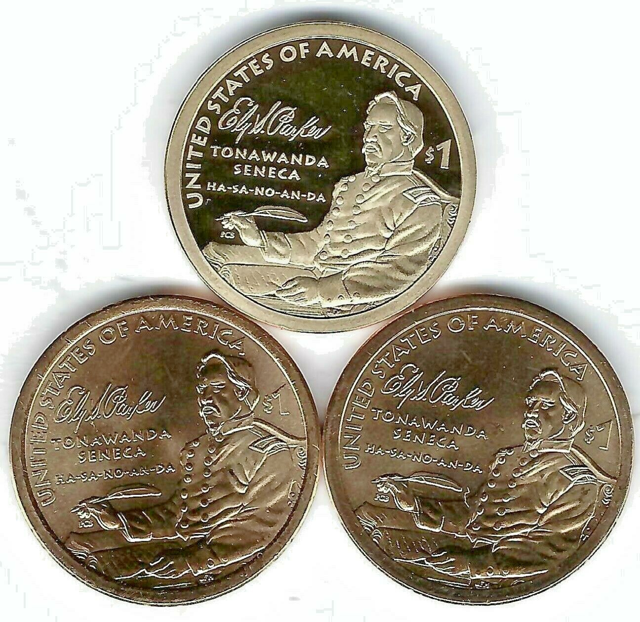 2022-S San Francisco Proof & D+P Sacajawea Three Dollar Coins 2022-S San Francisco Proof & D+P Sacajawea Three Dollar Coins