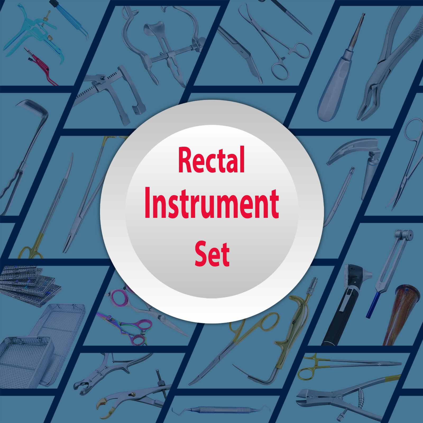36 Pieces Rectal Surgery Surgical Instrument Set DS-2568