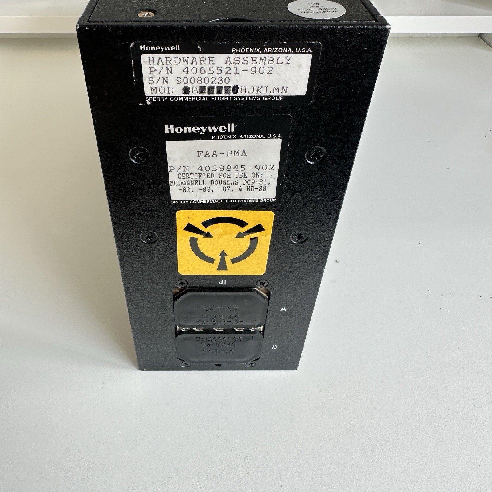 Honeywell Windshear Computer Guidance Box 4059845-911 | CAA Form 1 | MD-80
