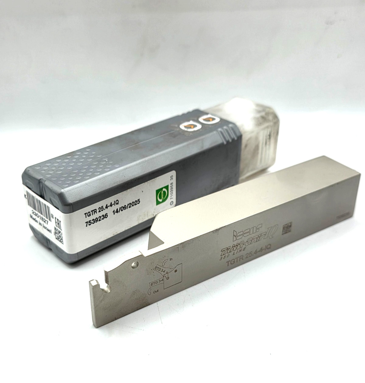 ISCAR TGTR 25.4-4-IQ Tang Grip Part Off Cut Off Grooving Tool Lathe - New ISCAR TGTR 25.4-4-IQ Tang Grip Part Off Cut Off Grooving Tool Lathe - New