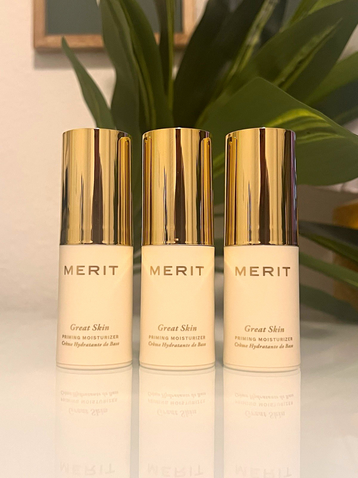 Lot of 3 MERIT Great Skin Priming Moisturizer NWOB 15ml $57 MSRP
