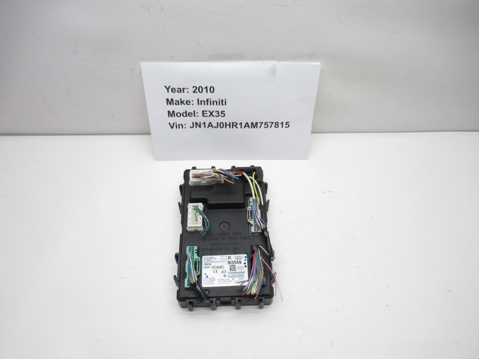 2009-2011 Infiniti EX35 Body Control Module BCM OEM 284B1-1CA4C