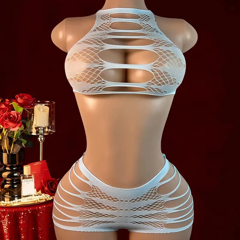 Sexy Lingerie Panties Hollow Women Underwear Fishnet Bodysuit Transparent Tight Sexy Lingerie Panties Hollow Women Underwear Fishnet Bodysuit Transparent Tight