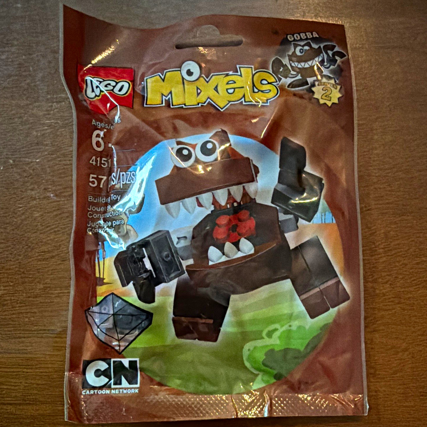 LEGO Mixels Series 2 Gobba 41511 57 pcs Polybag Cartoon Network Ages 6+