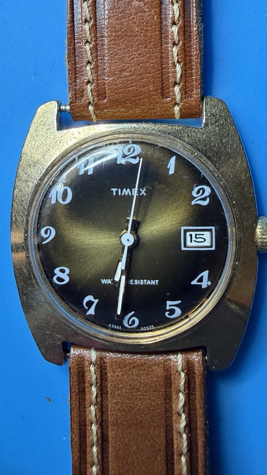 Vintage 1975 Timex Sprite Calendar, Mechanical Unisex Watch, Serviced, Running