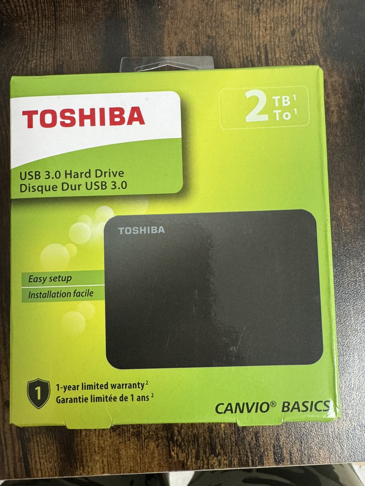 Toshiba Canvio Basics 2TB Portable External Hard Drive USB 3.0, Black - HDTB520X Toshiba Canvio Basics 2TB Portable External Hard Drive USB 3.0, Black - HDTB520X