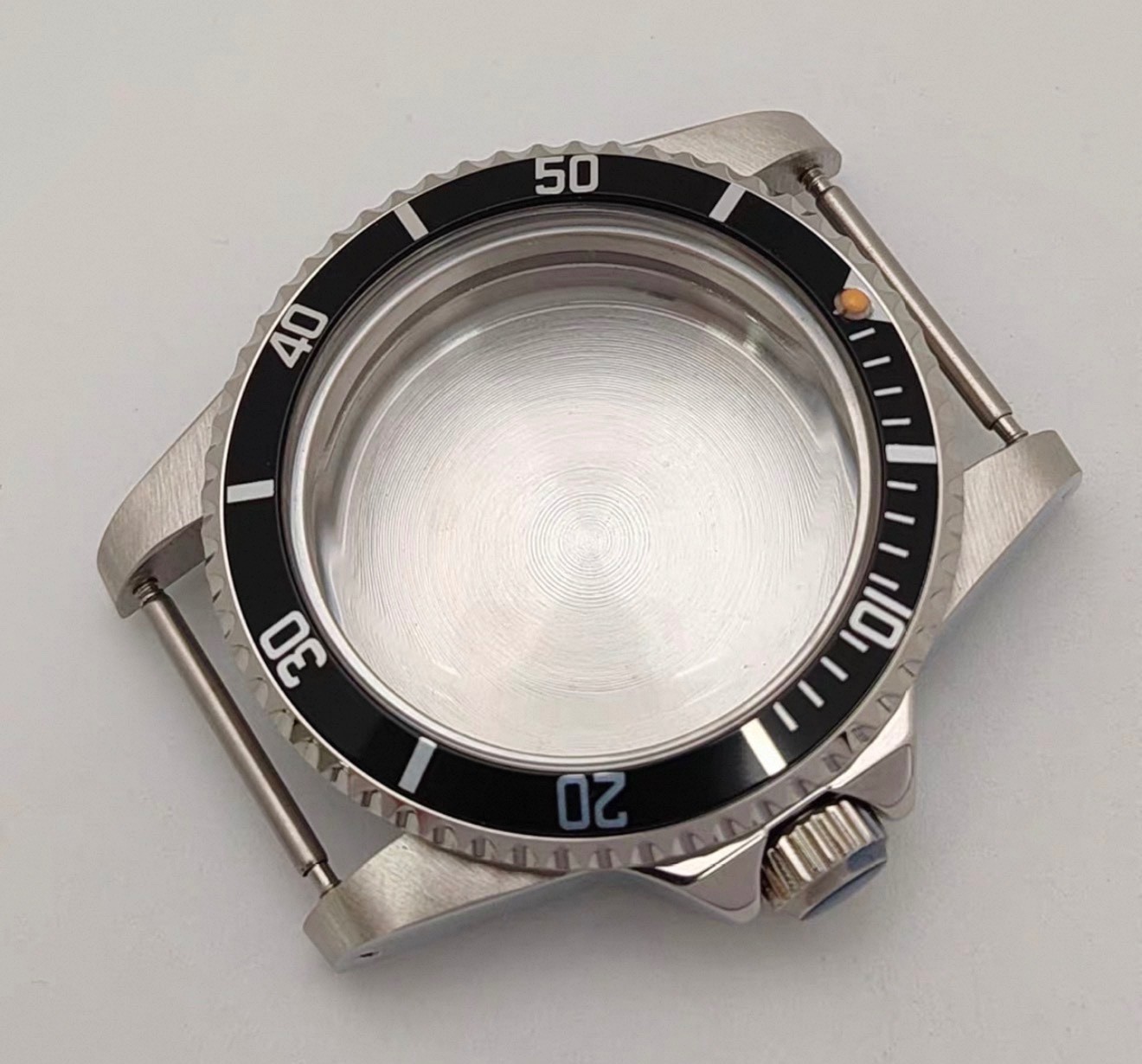 Retro Vintage Style Stainless Steel Sapphire Glass Solid Watch Case For NH35/36