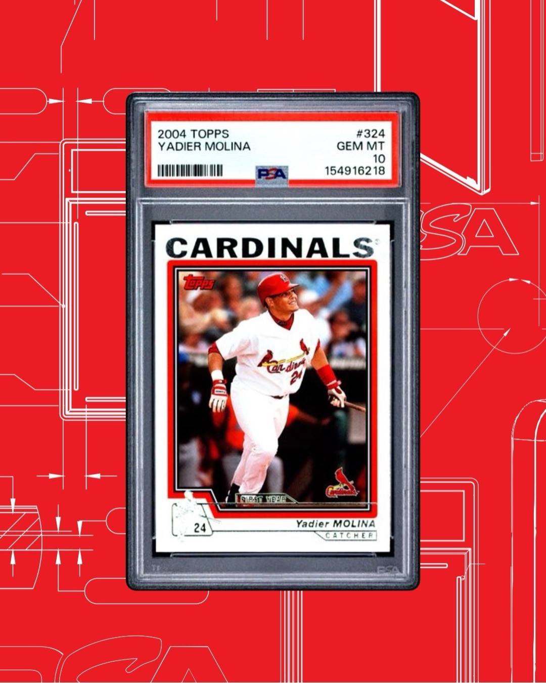 2004 Topps - Yadier Molina #324 (RC)