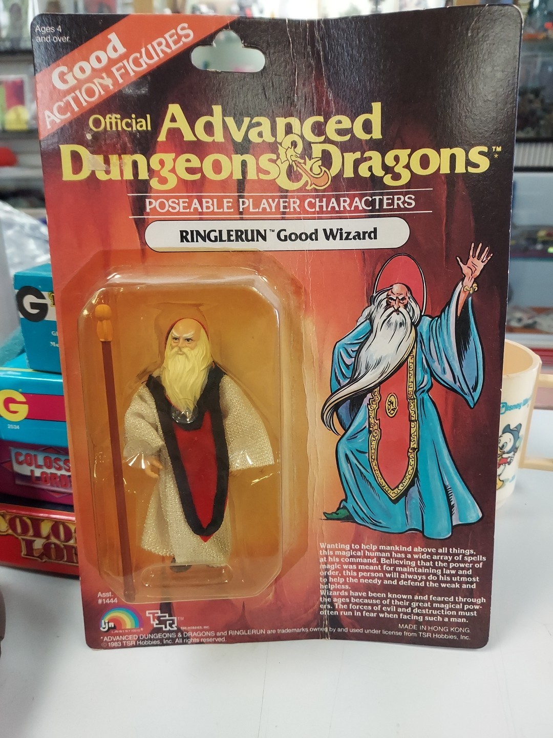 1983 LJN Ringlerun Action Figure Advanced Dungeons & Dragons Good Wizard TSR D&D 1983 LJN Ringlerun Action Figure Advanced Dungeons & Dragons Good Wizard TSR D&D