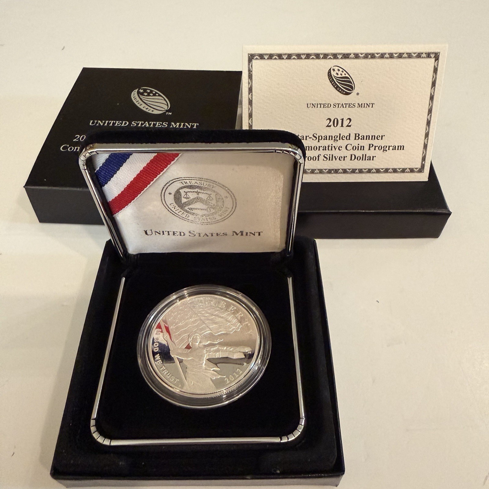 2012 Star-Spangled Banner Commemorative Coin Program Proof Silver Dollar