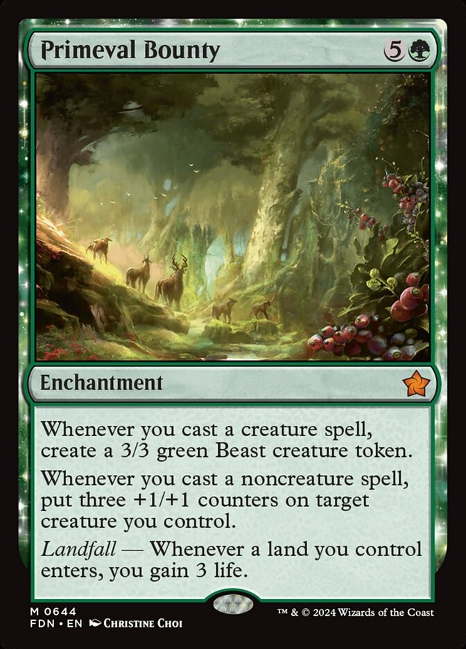 Primeval Bounty 644 M FDN MTG NM