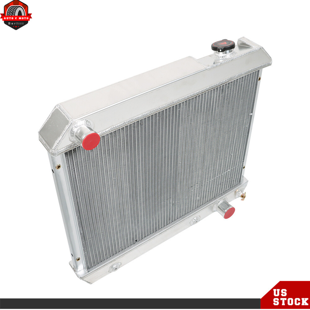 For 1964 65 66 Chevy C10 Pickup Truck V8 Champion 3 Row Aluminum Radiator CC284