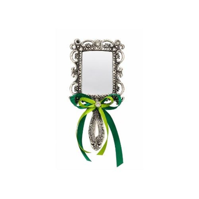 Decorative Indian Hand Mirror Wedding Favor Nikkah Dholki Haldi Mehndi Gift