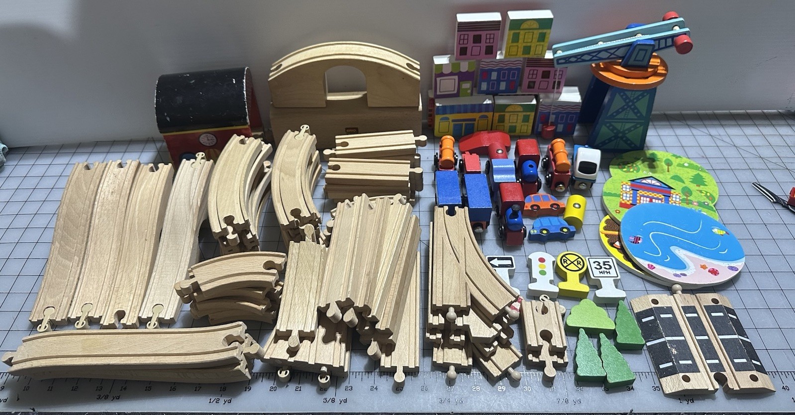 Huge Lot Imaginarium Sound City Railway Wooden Mountain Brio