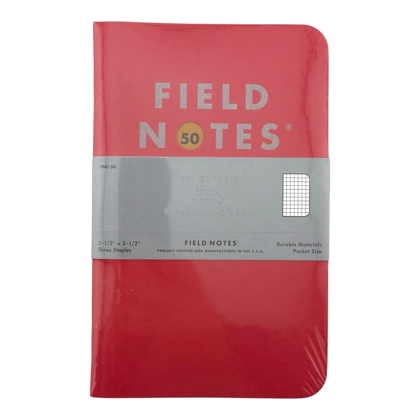 Field Notes - Fifty Sealed set of 3 notebooks – FNC-50