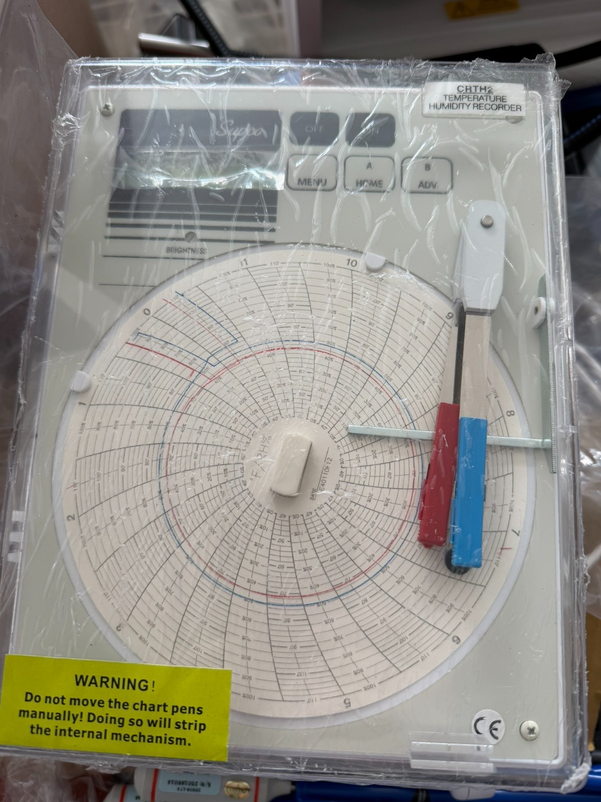 NEW SUPCO CRTH2 Temperature Humidity Dew Point Chart Recorder w/ Probe
