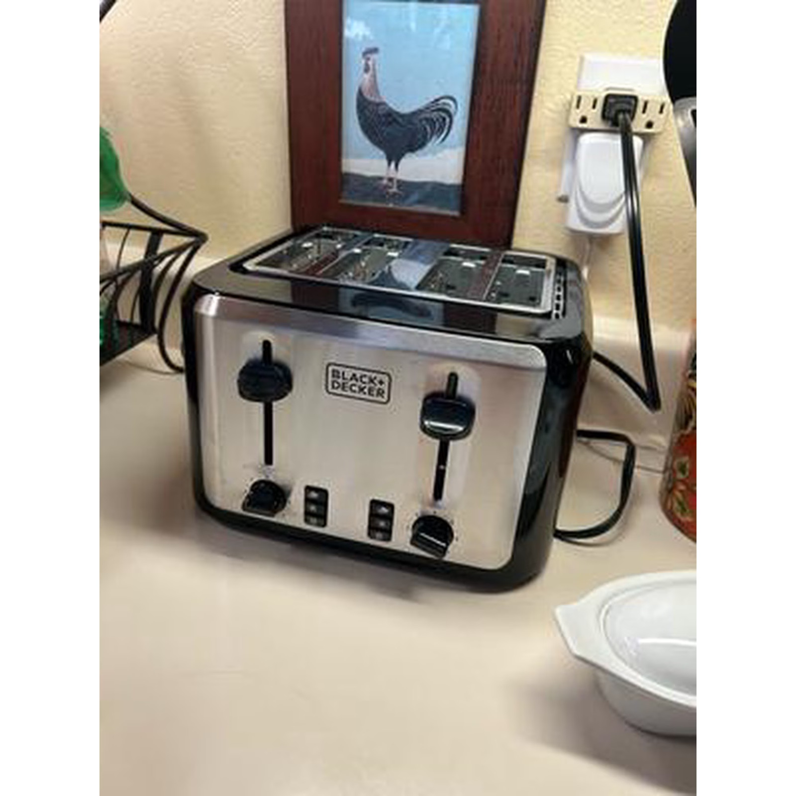 [HOT SALE] BLACK+DECKER 4-Slice Toaster Extra Wide Slots 7 Shade Settings