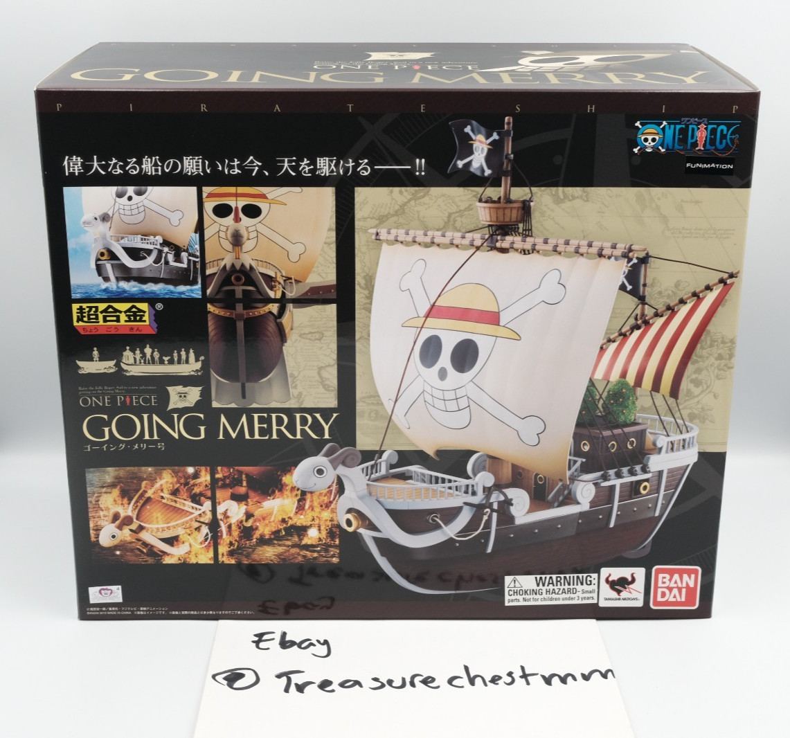 NOS Bandai 2012 Original 1st Release Chogokin One Piece Going Merry Pirate Ship NOS Bandai 2012 Original 1st Release Chogokin One Piece Going Merry Pirate Ship