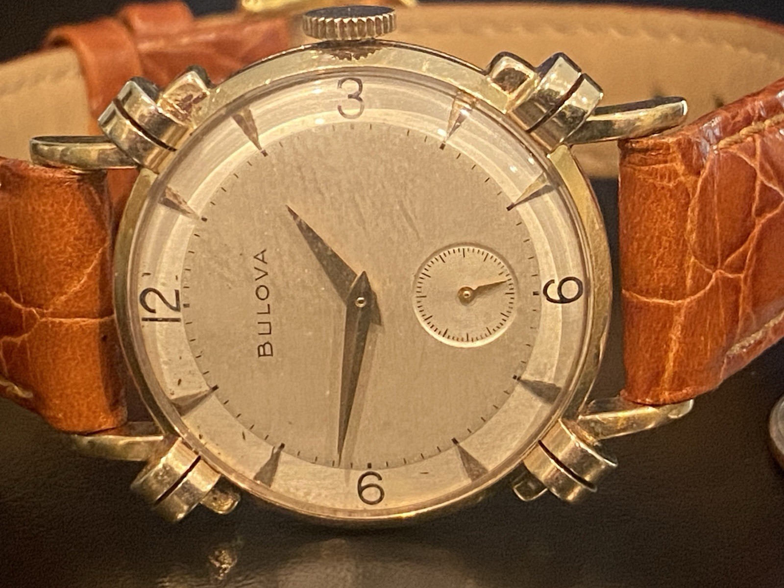1954 Bulova L4 Gold Filled Dress Watch Fancy Lugs Small Seconds /Manual-winding